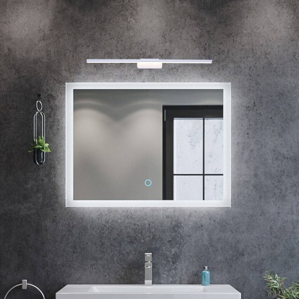 Luminaria Barra de led lineal 60cm BLANCO 12w