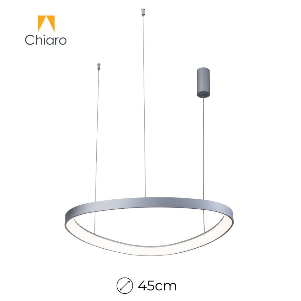 Luminaria Led Diseño triangular Dimerizable 38W, 45cm