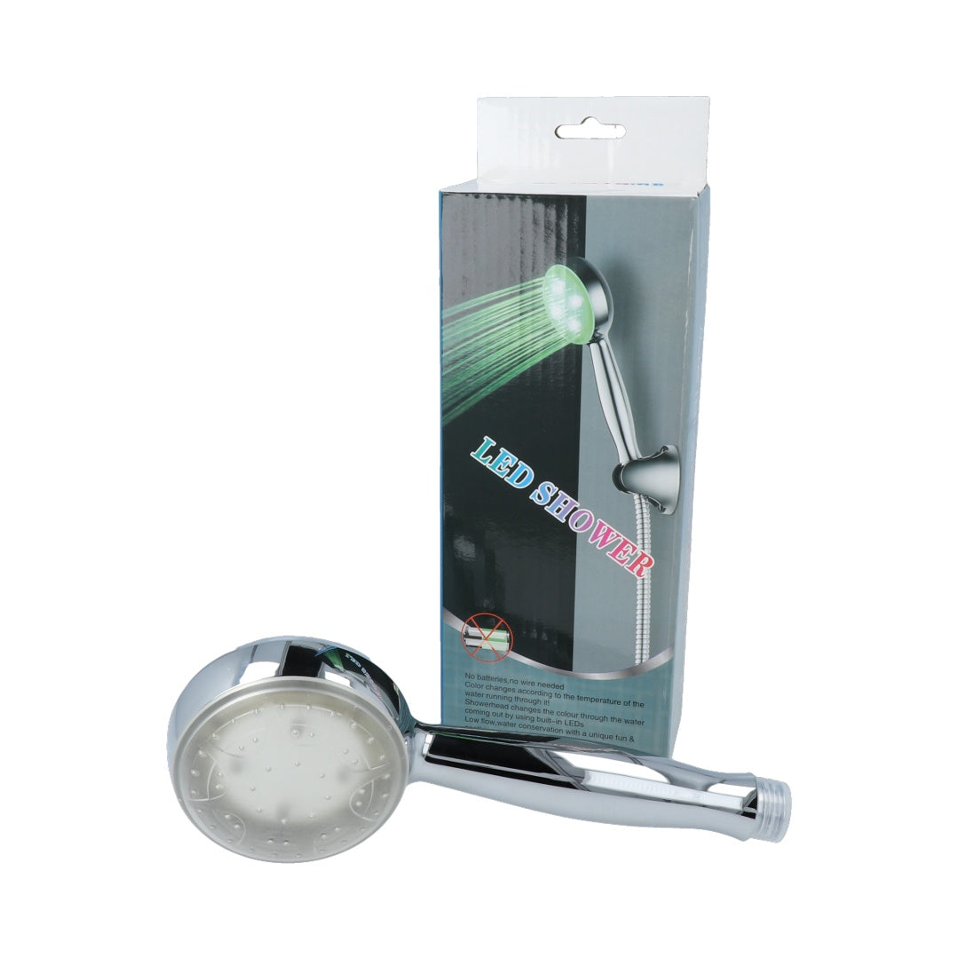 Duchero con luz led de color