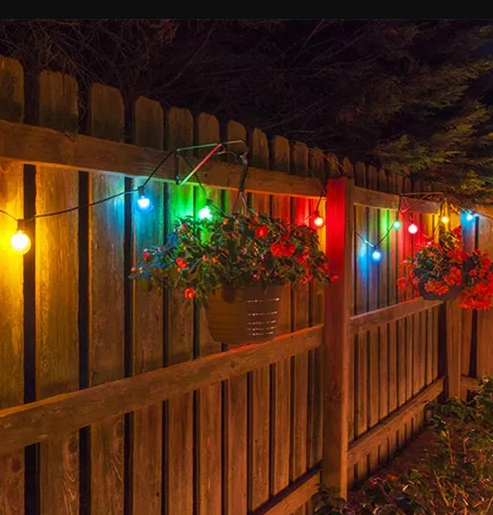 Guía luces multicolor 7.5 m x 25 unidades