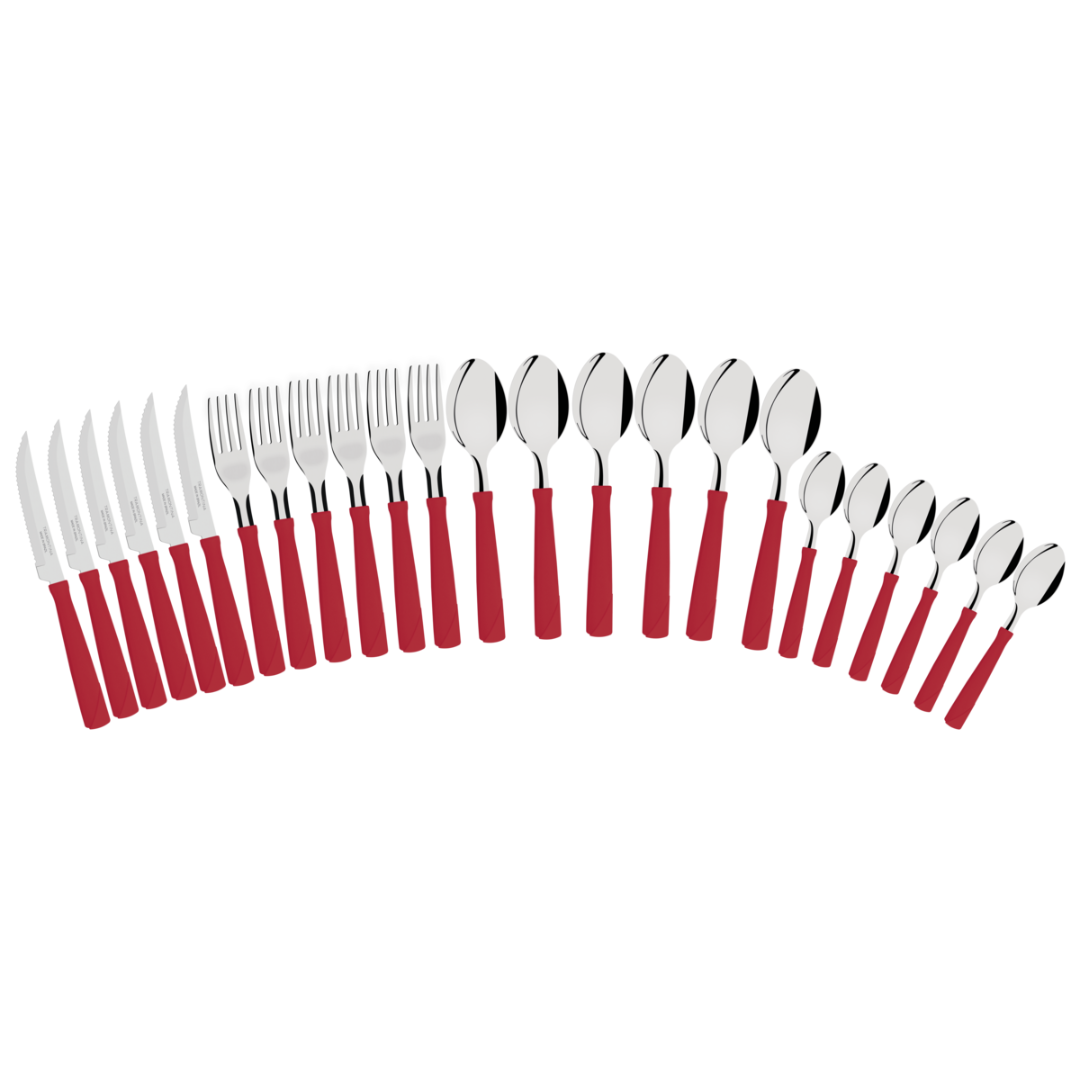 Set cubiertos Tramontina new kolor x 24 pcs
