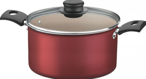 Olla alta 24cm Tramontina Turim bordo