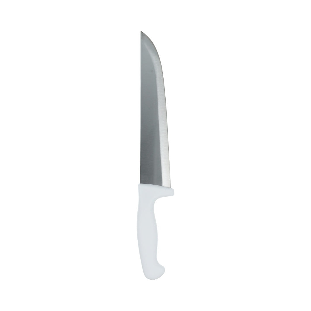 Cuchillo con mango blanco 10"