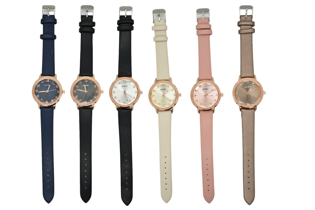 Reloj pulsera con brillos