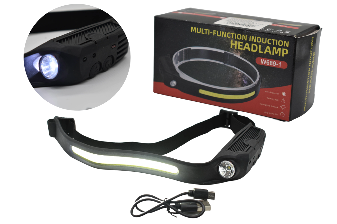 Linterna led con sensor de tacto para cabeza