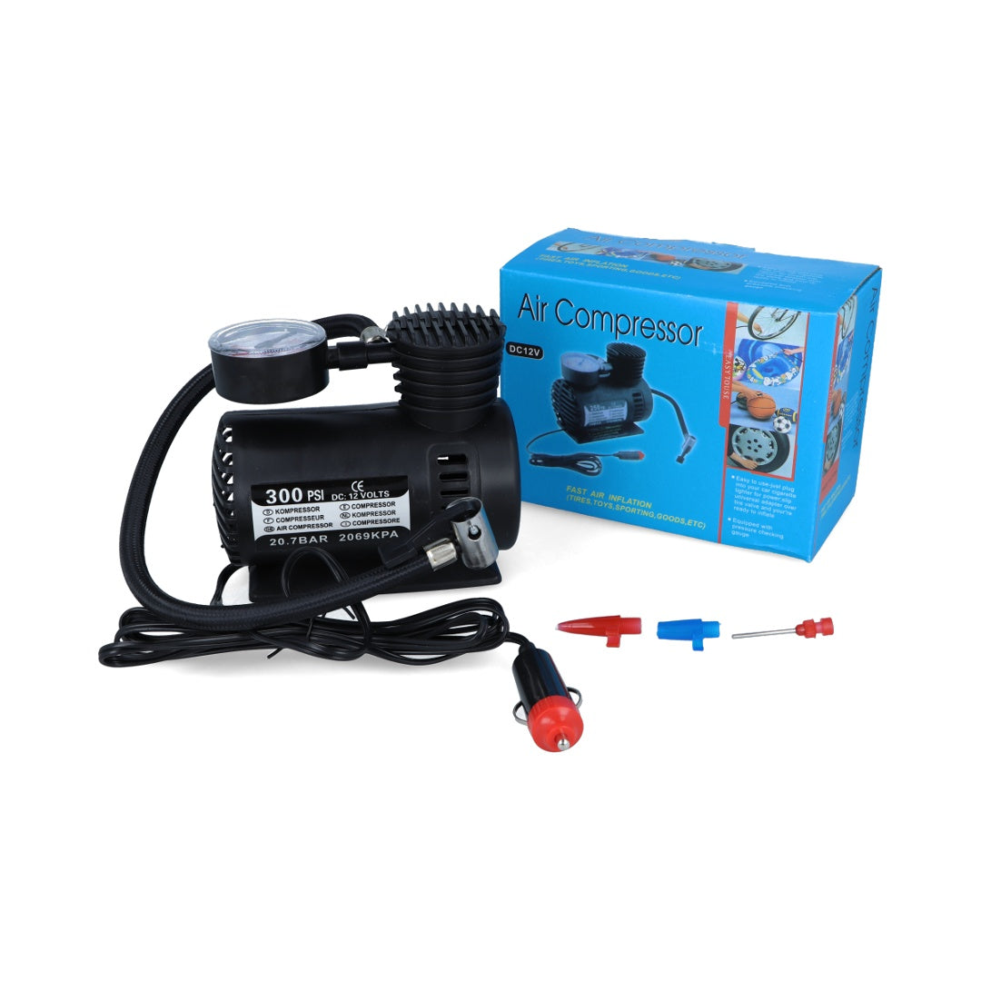 Compresor de aire mini 12V 300PSI 16x12cm