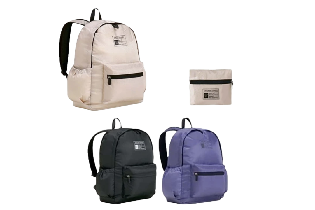 Mochila de viaje plegable 40x13x30cm