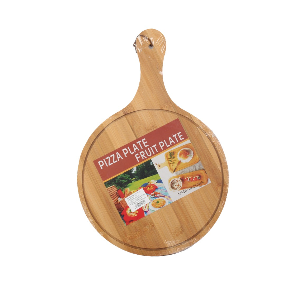 Tabla pizzera de madera 28cm