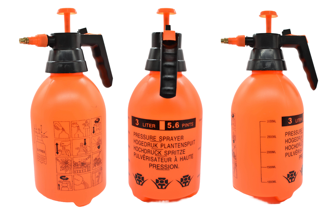 Botella de riego pulverizadora a presión 3lts