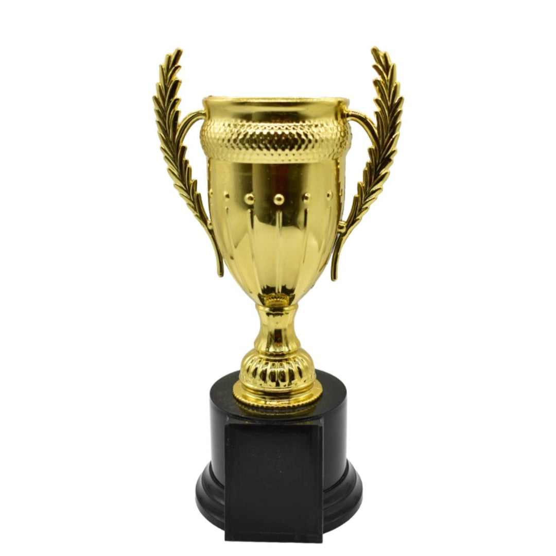 Trofeo plástico copa 22x9cm