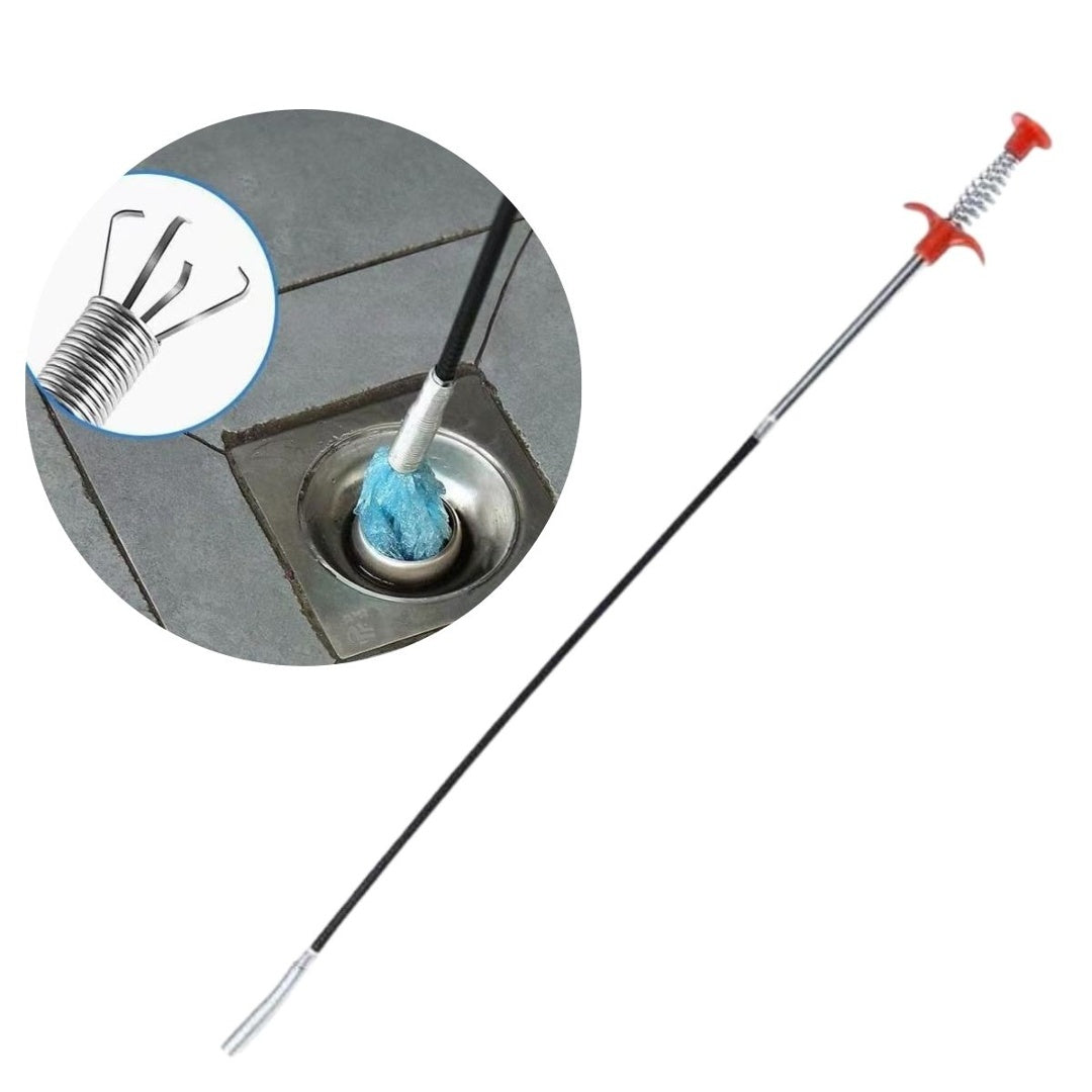 Destapador de tuberías con pinza 56cm