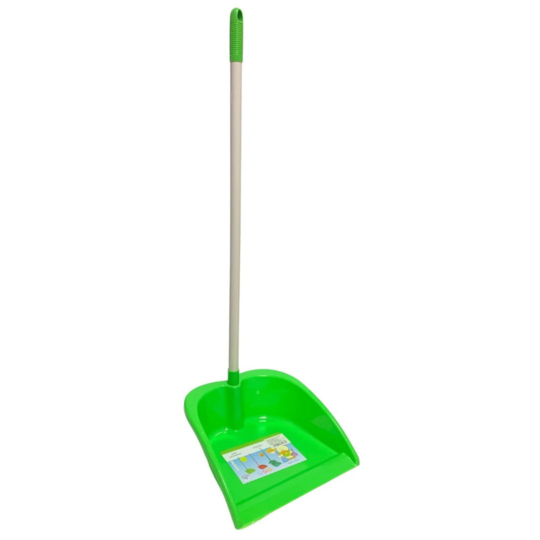 Pala de plástico verde con mango 73x24cm