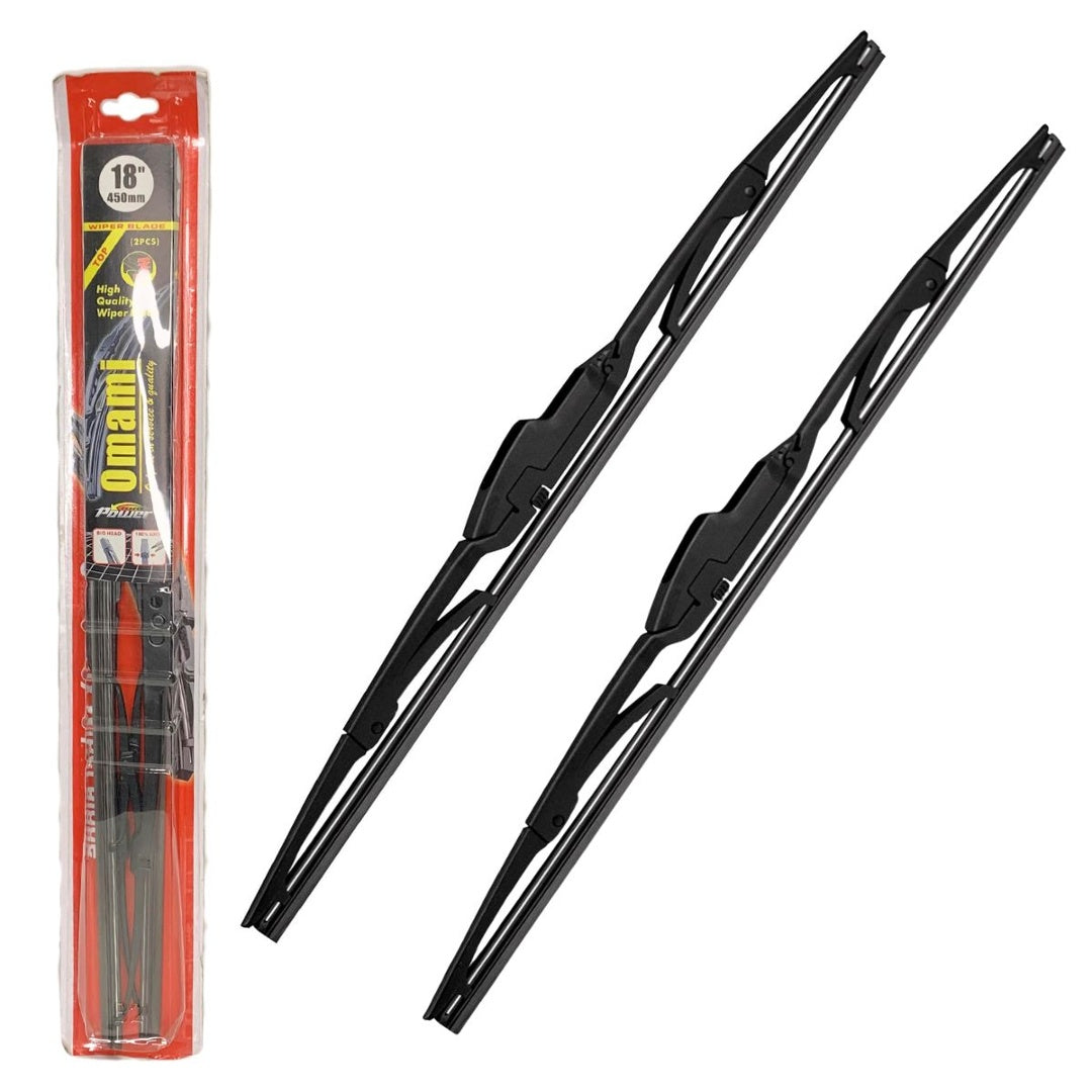 Escobilla para limpiaparabrisas 18" 2pcs