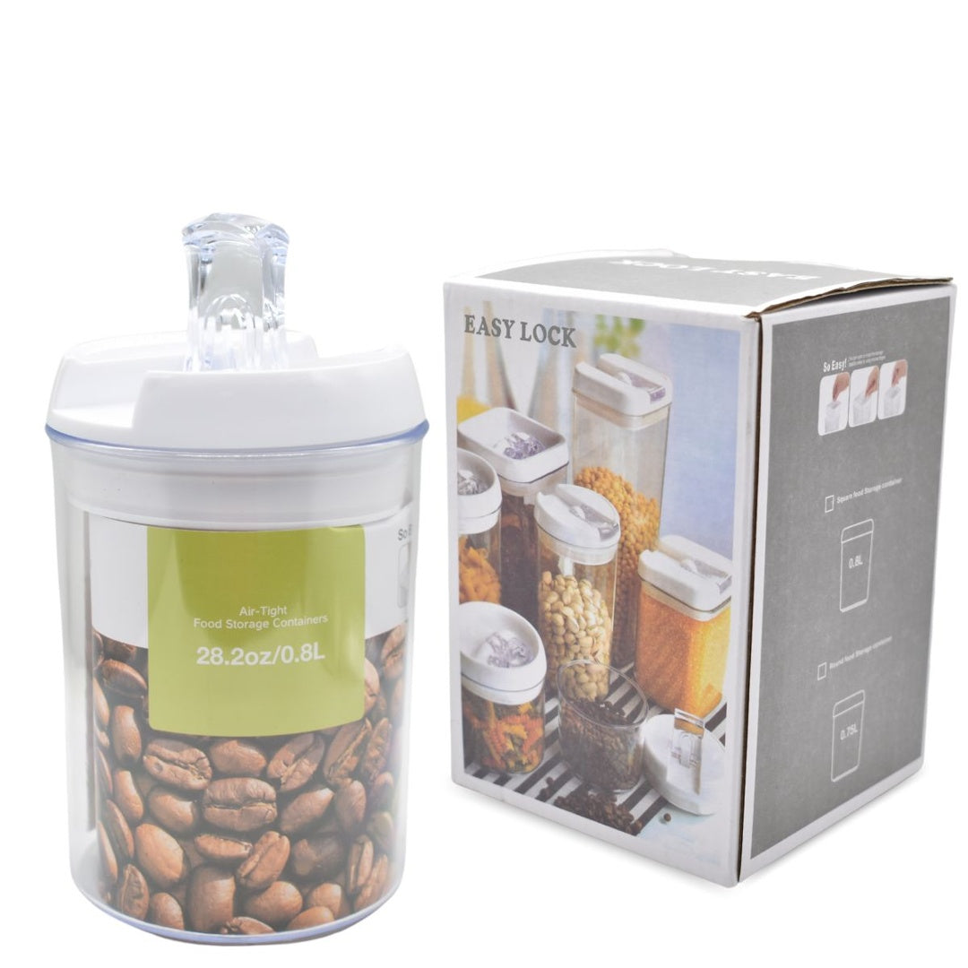 Recipiente acrílico hermético para alimentos 800ml