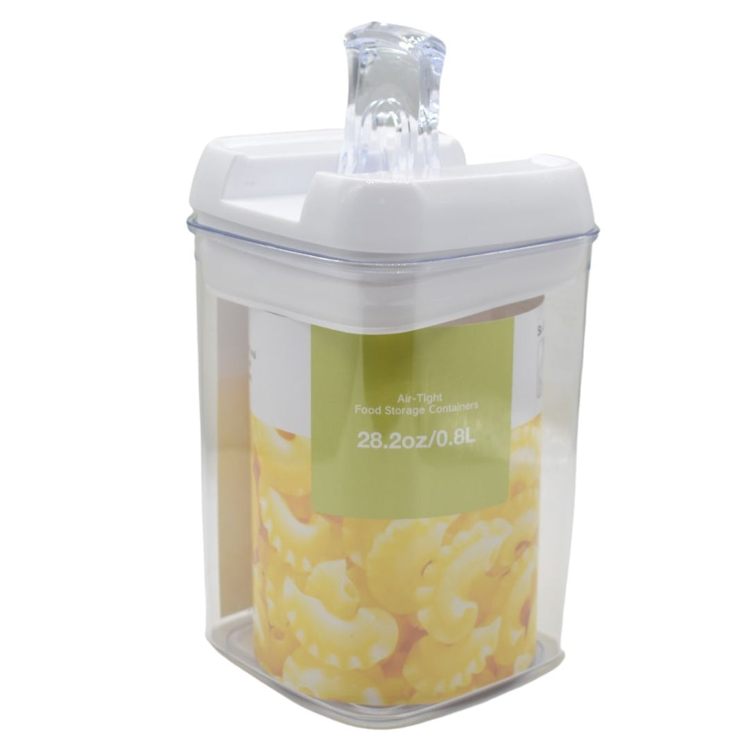 Recipiente acrílico hermético para alimentos 800ml
