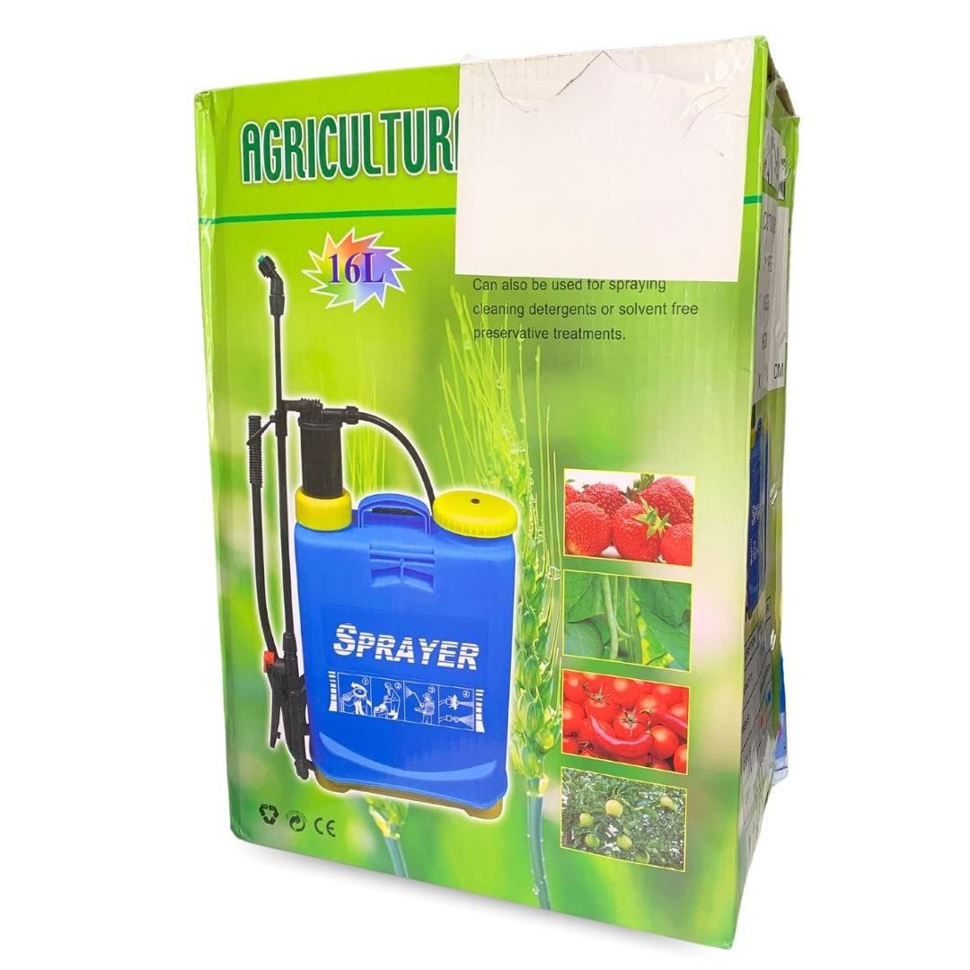 Mochila fumigadora pulverizadora 16L.