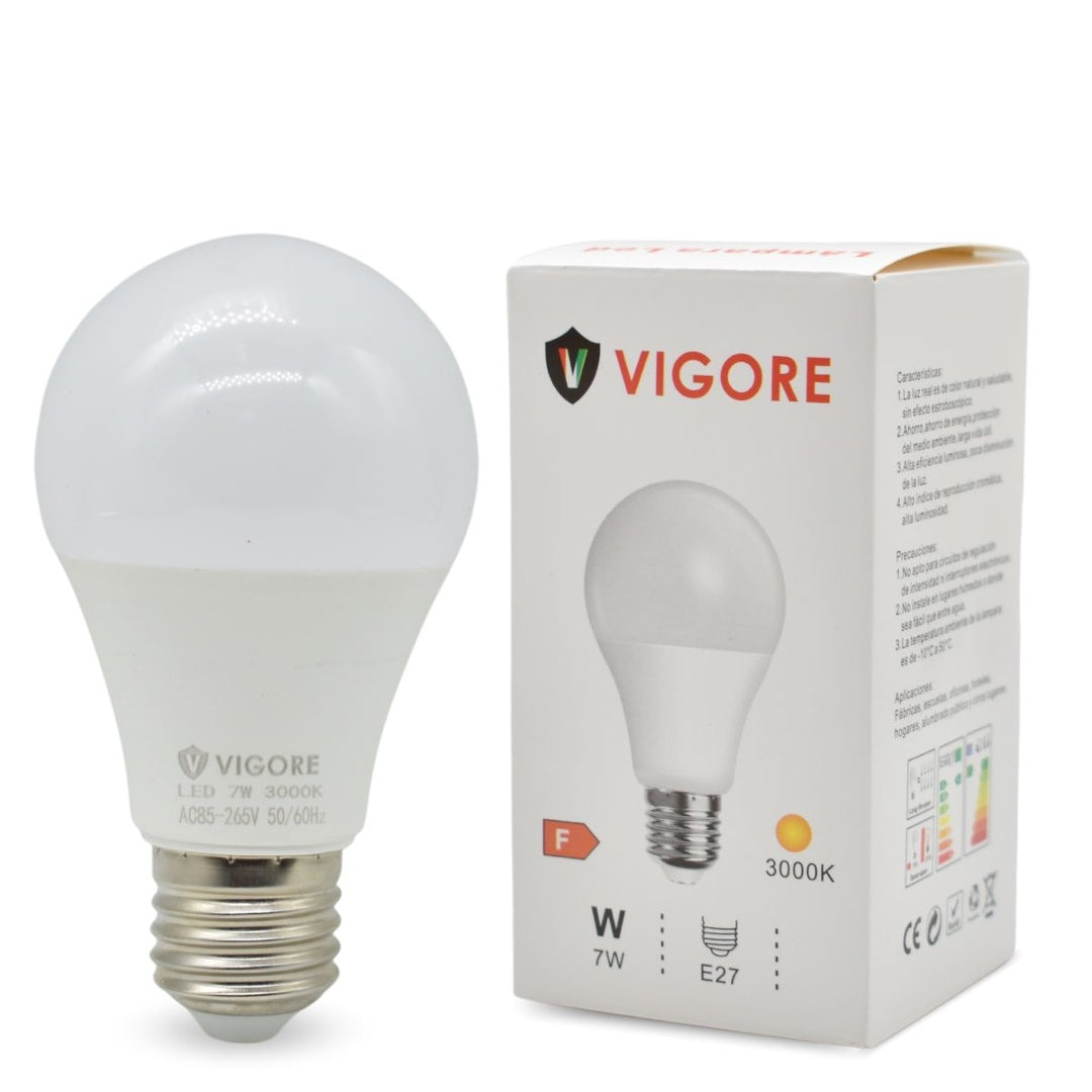 Lámpara de luz LED Vigore 7W luz cálida
