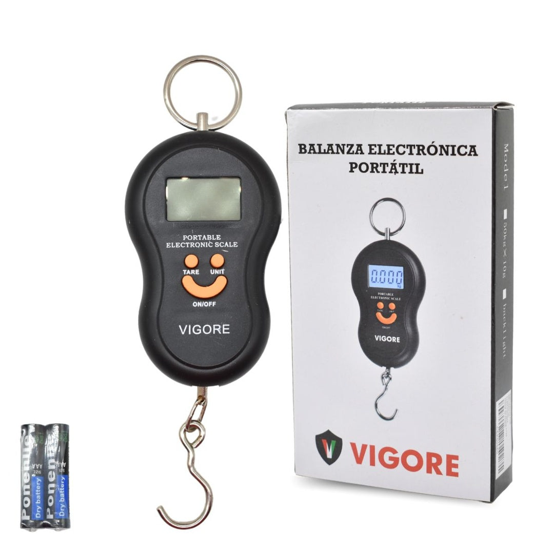 Balanza portátil para equipaje de viaje Vigore