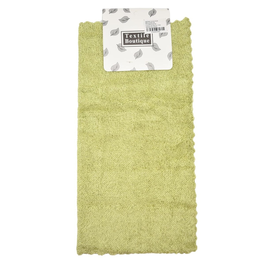 Paño de microfibra para limpieza 30x30cm verde