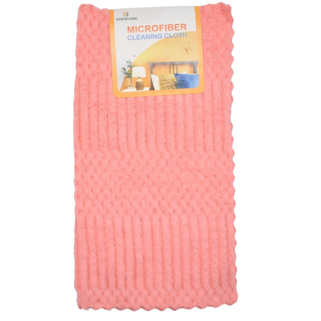 Paño de microfibra para limpieza 30x30cm rosado