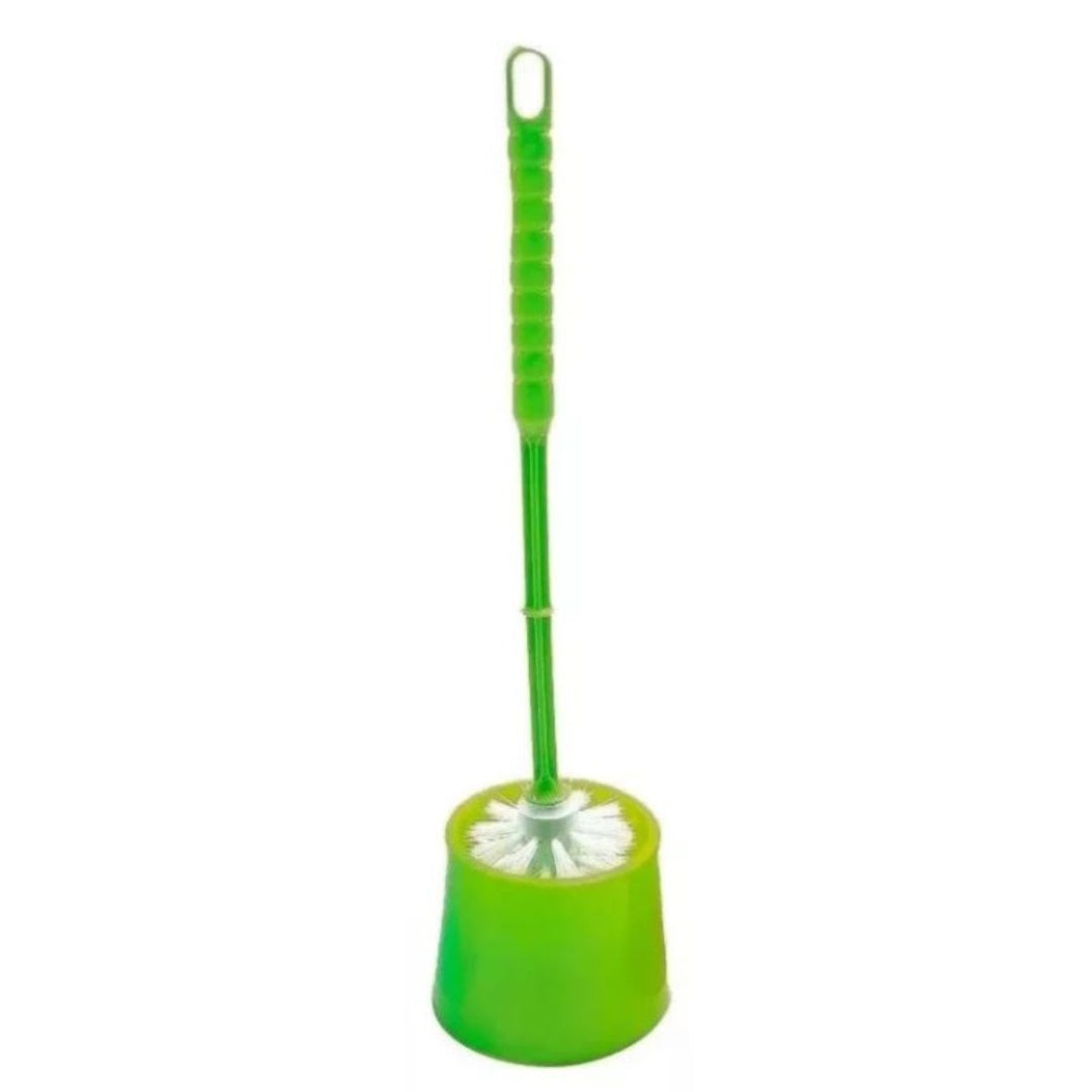 Cepillo de baño con base de plástico 35x9cm verde