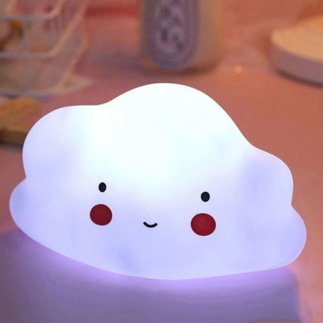Veladora nube blanca 15 x 9 cm