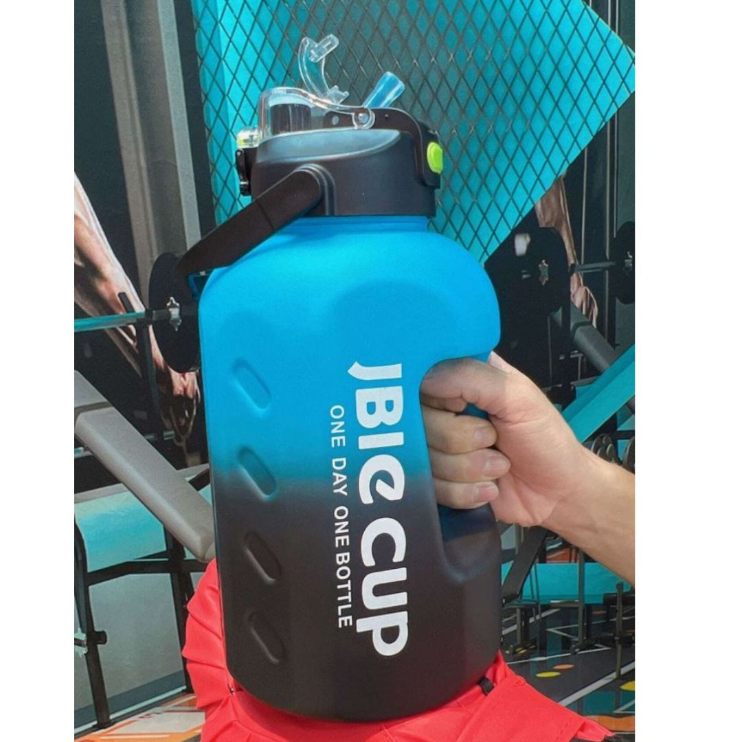 Botella deportiva doble pico con correa 2200ml