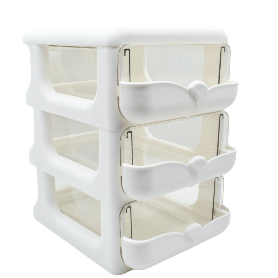 Organizador plástico con cajones 13x20x20cm