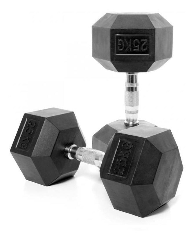 Mancuerna hexagonal 25 kg