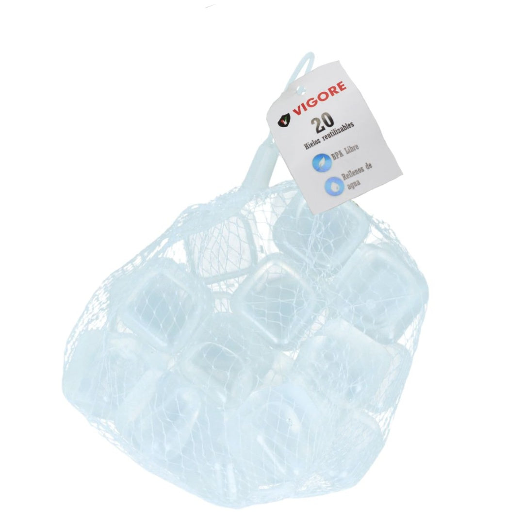 Cubos de hielo de silicona x 20 unidades