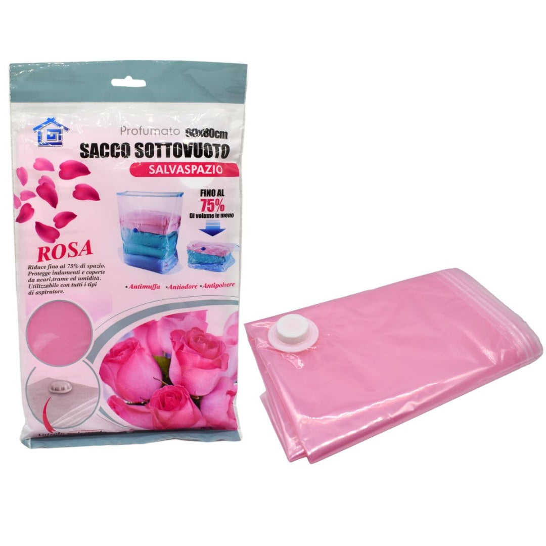 Bolsa al vacío perfumada rosas 60x80cm