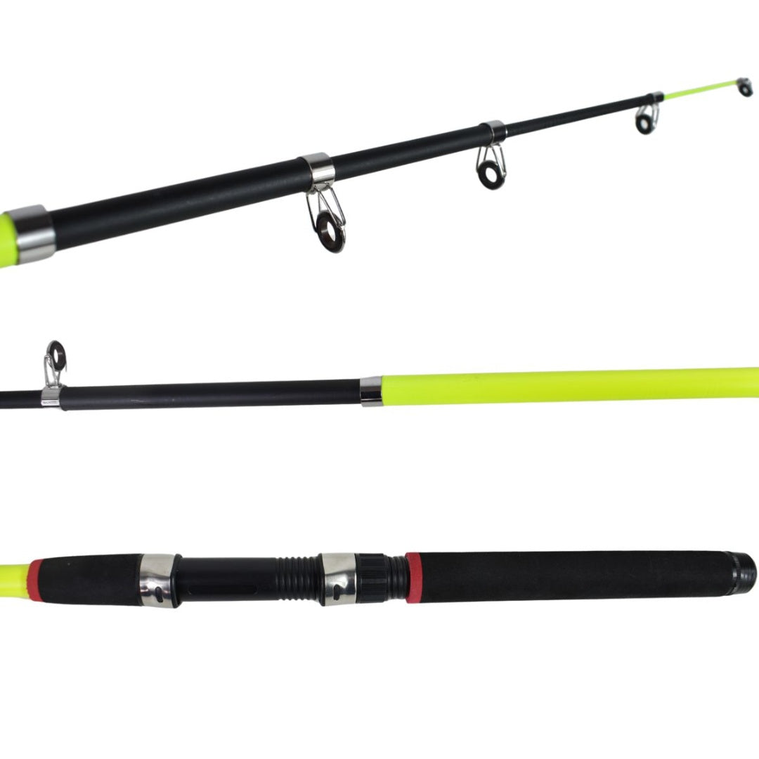 Caña de pesca extensible 1.80Mts. Amarilla