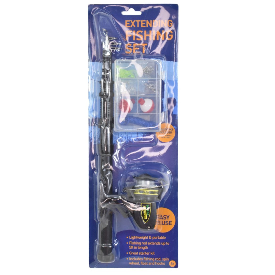 Set de pesca con caña y reel 1.50mts