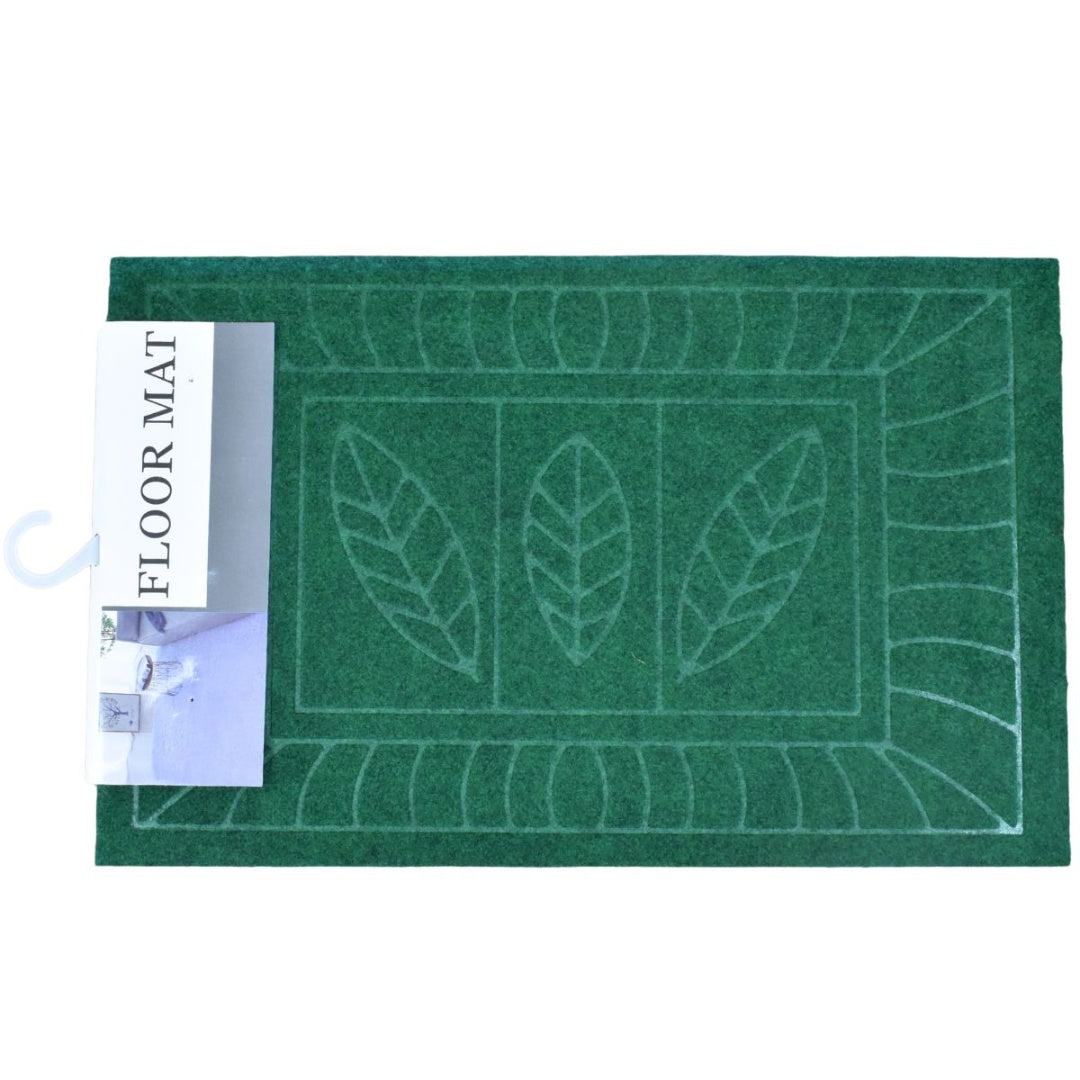 Alfombra antideslizante verde 58x38cm