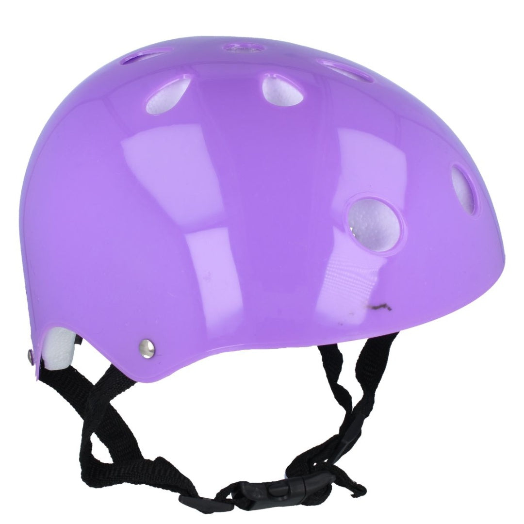 Casco infantil de protección 24 x 21 cm. Violeta