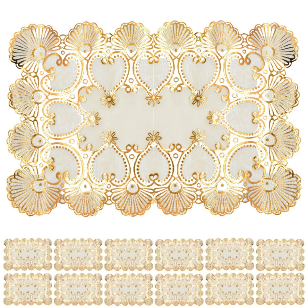 Manteles individuales x12 unidades 45x30cm