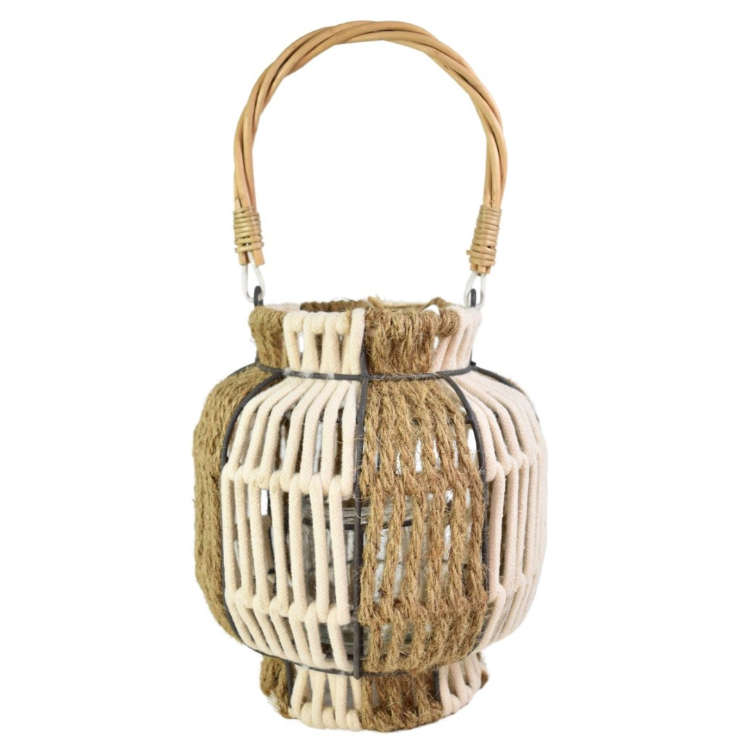 Adorno farol porta velas 30x22cm