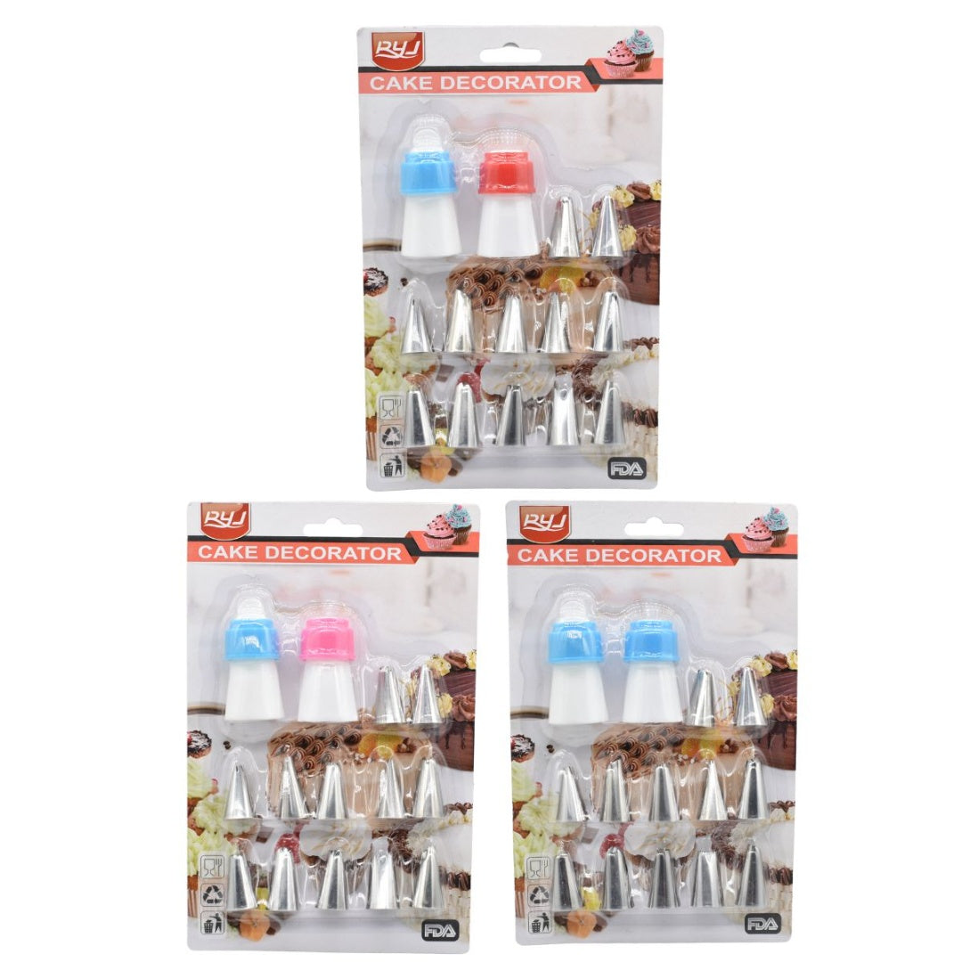 Set decoración de tortas 14 pcs - 15 x 23 cm