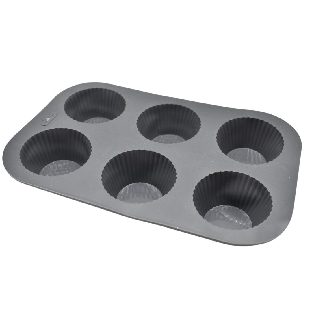 Molde de silicona con formas para muffins 29x17x4cm