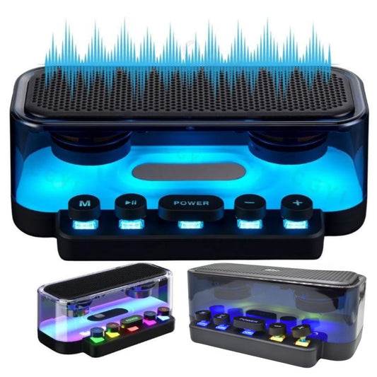 Parlante Bluetooth con luces LED 3000mAh.