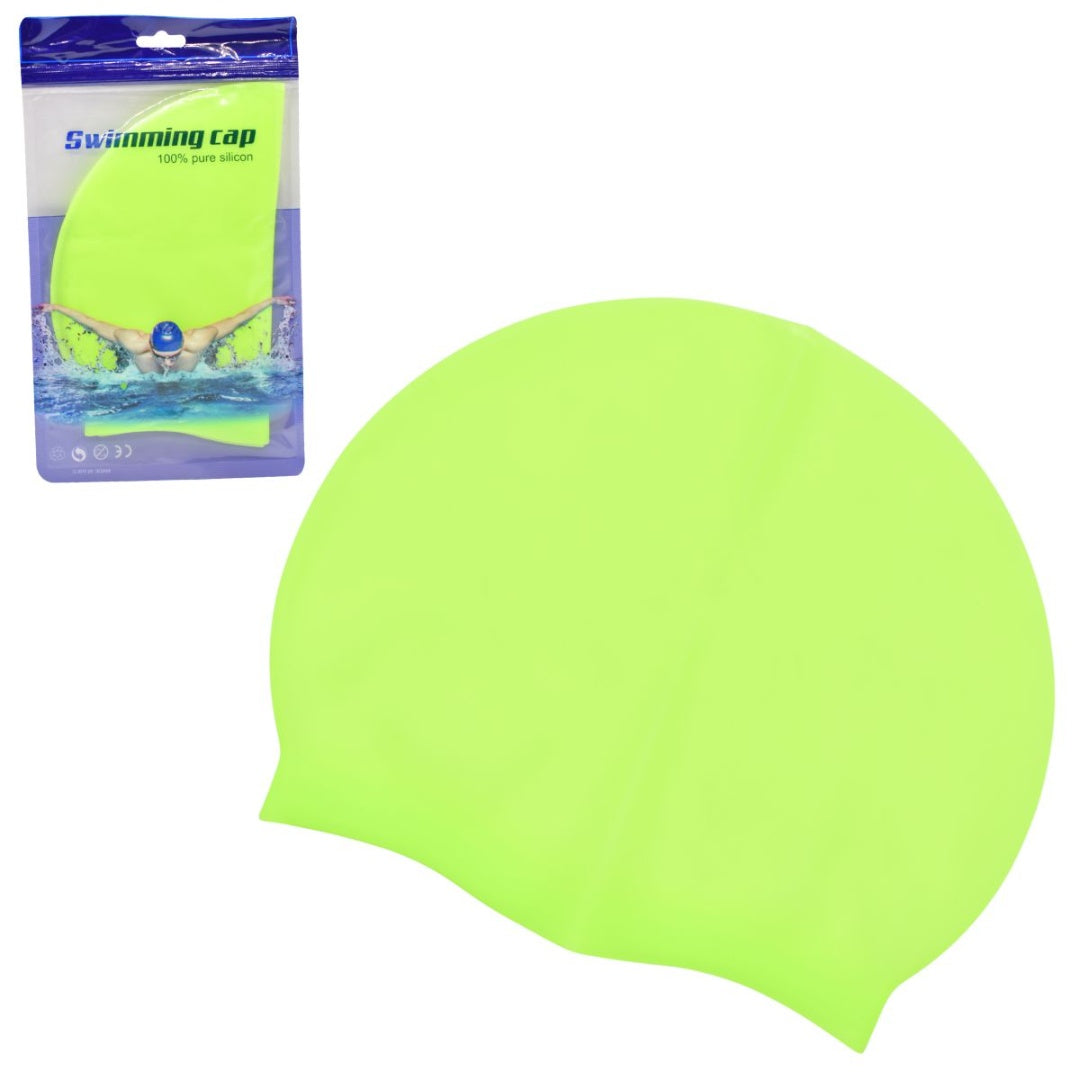 Gorra para natación amarilla 21.5x18cm.