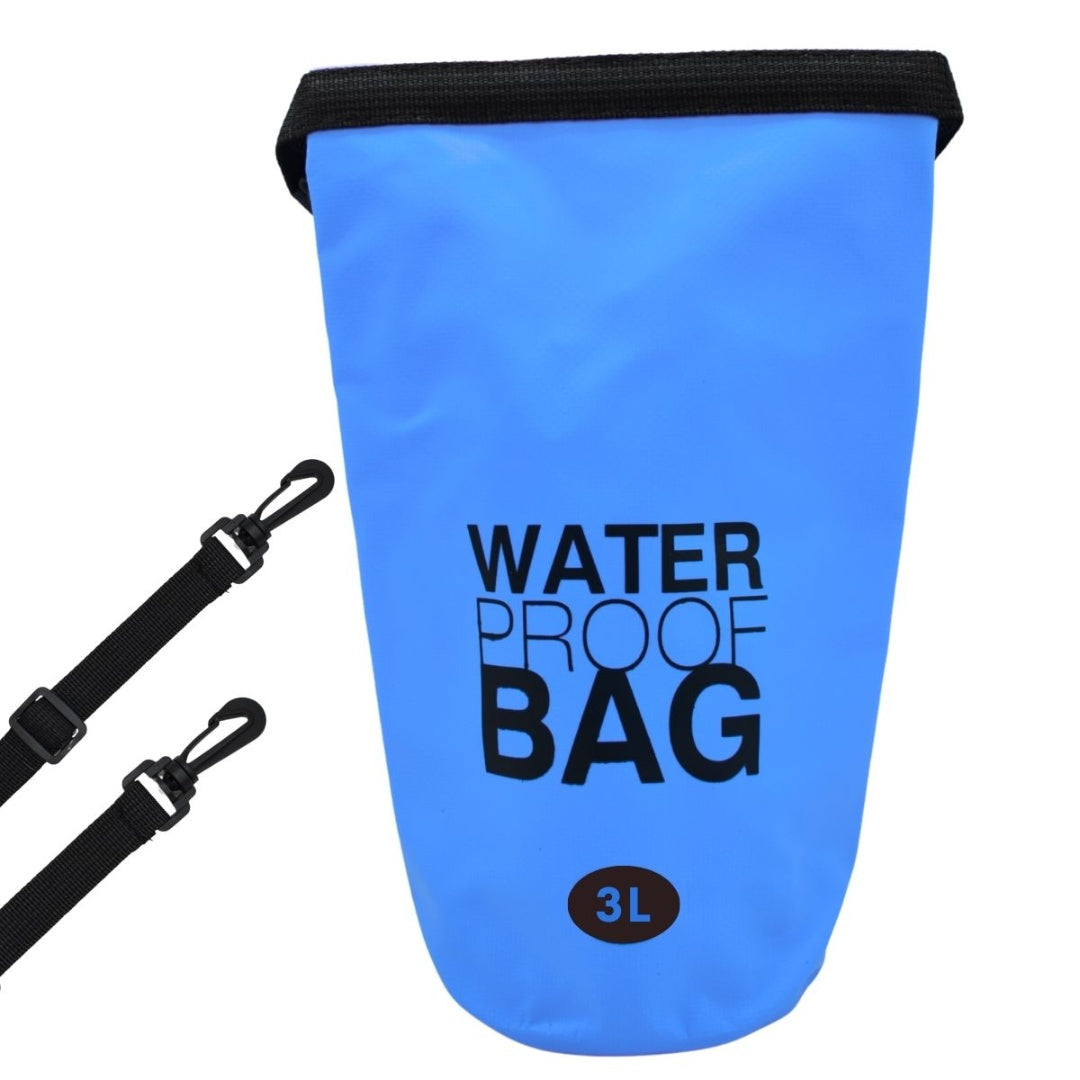 Bolso estanco impermeable 3 litros azul