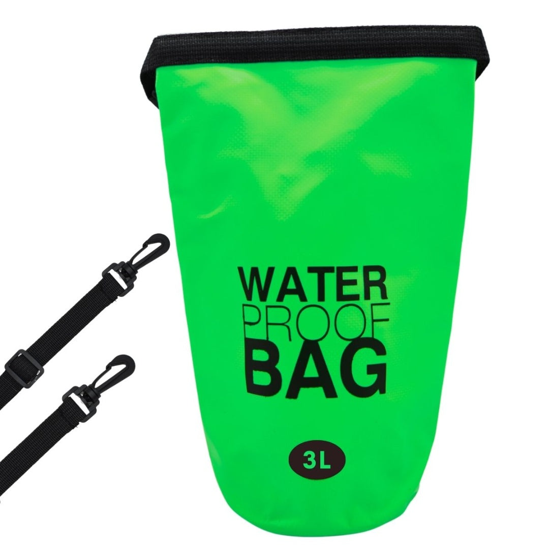 Bolso estanco impermeable 3 litros verde