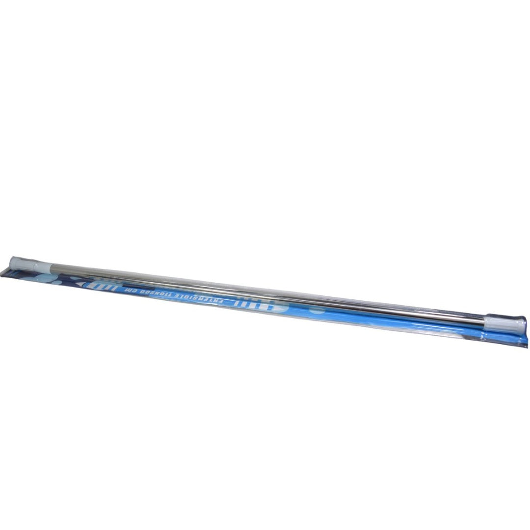 Barra extensible de aluminio para cortinas 70/120cm