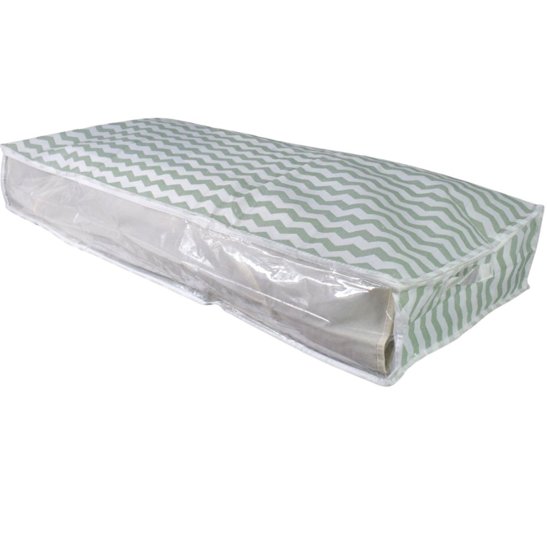Bolso organizador de tela a rayas 40x94x15cm