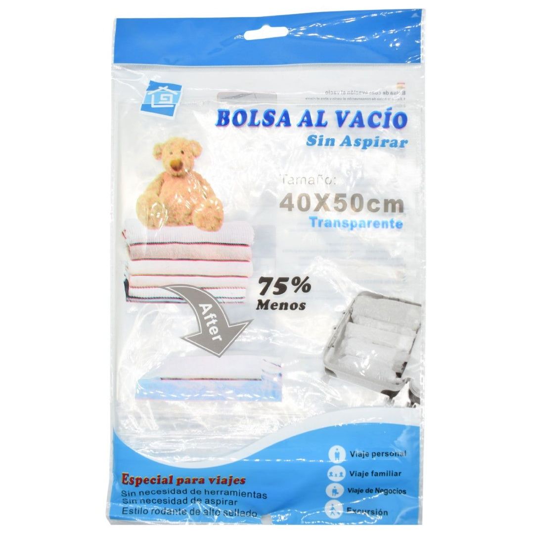 Bolsa al vacío para ropa 40x50cm.
