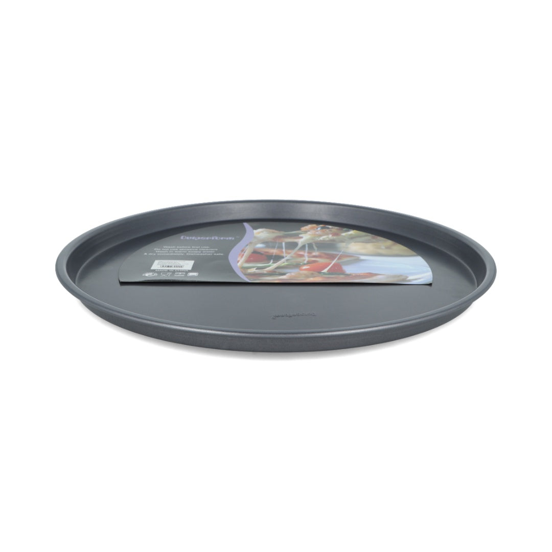 Asadera redonda antiadherente para pizza 36 cm