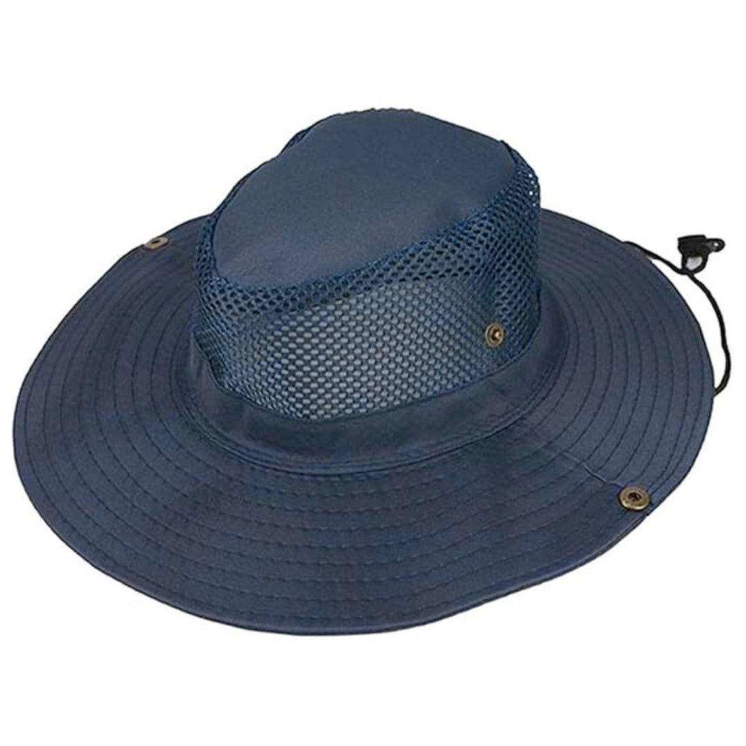 Sombrero capelina azul