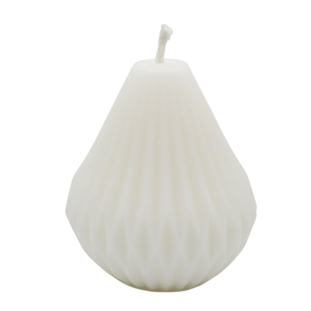 Vela aromática blanca con forma 8x6cm.