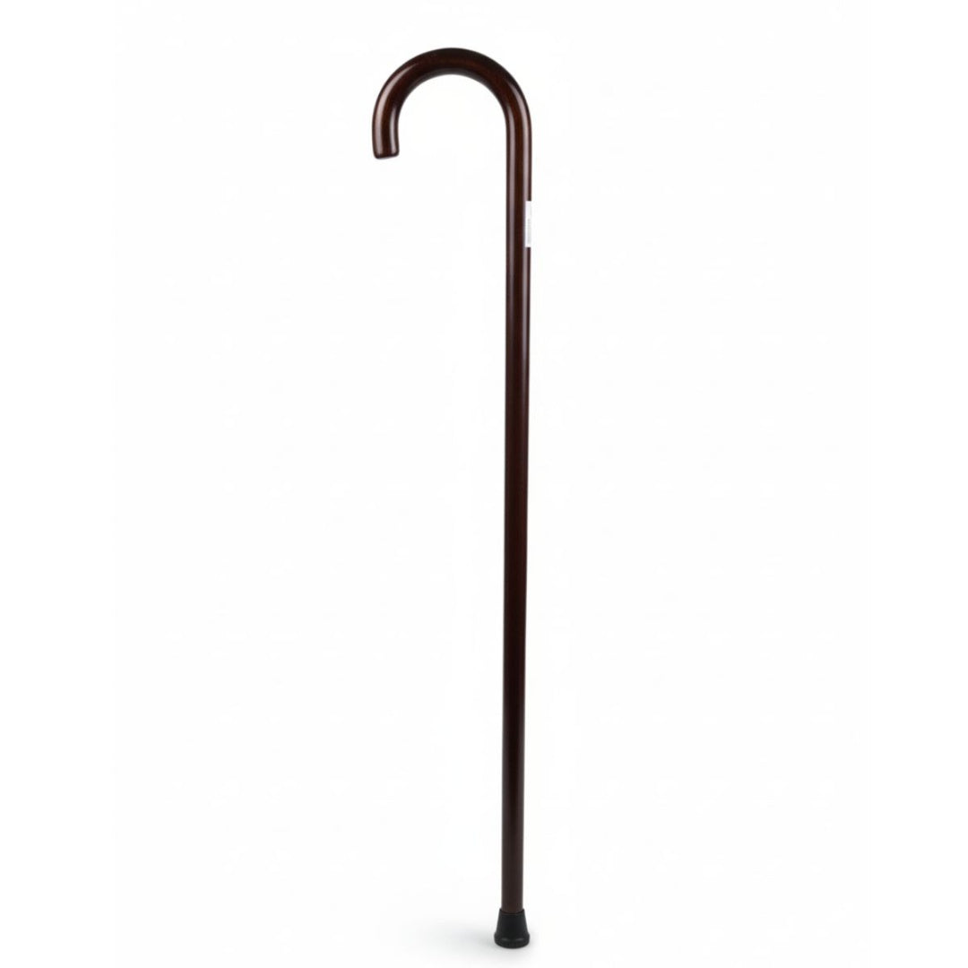 Bastón de madera marrón oscuro 90cm.